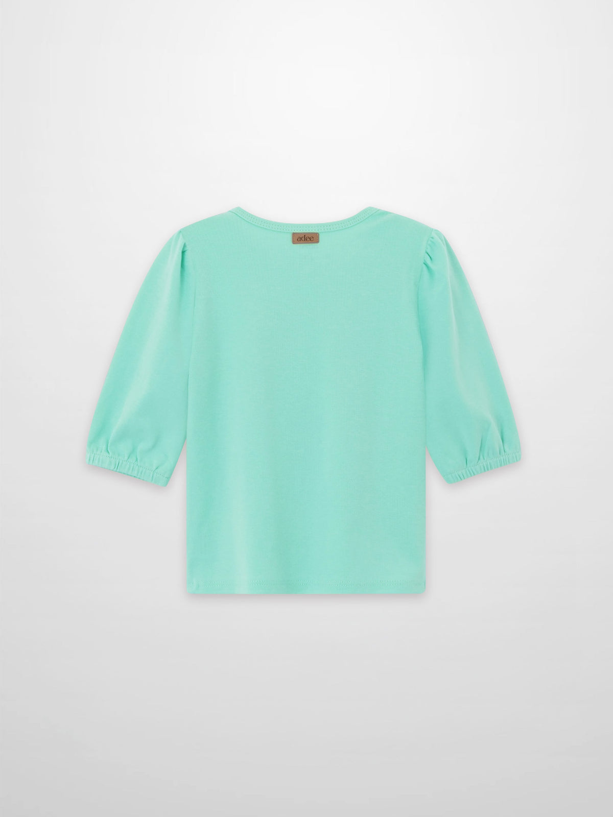 3/4 Puff Sleeve T-Shirt - Mint Green