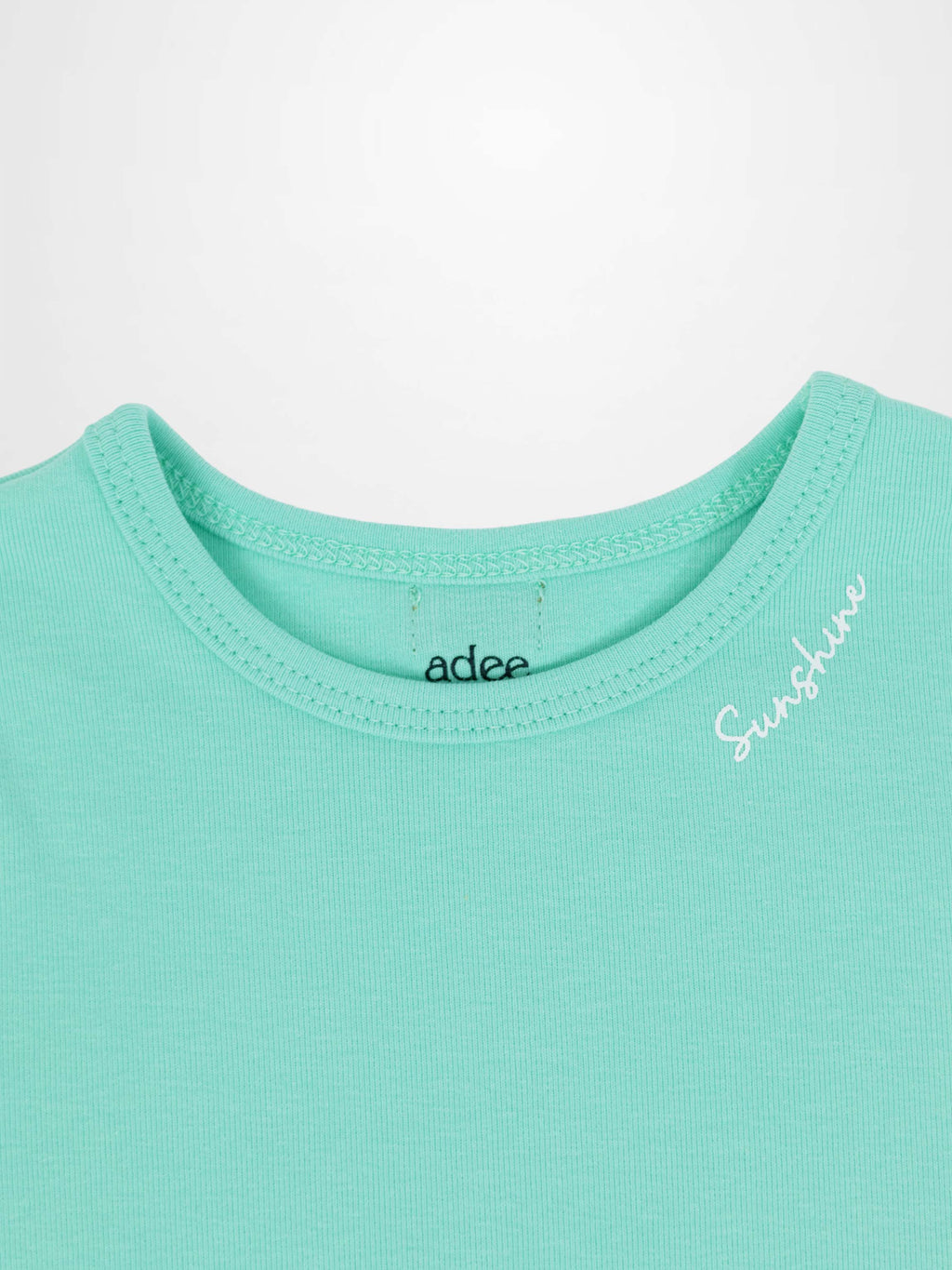 3/4 Puff Sleeve T-Shirt - Mint Green