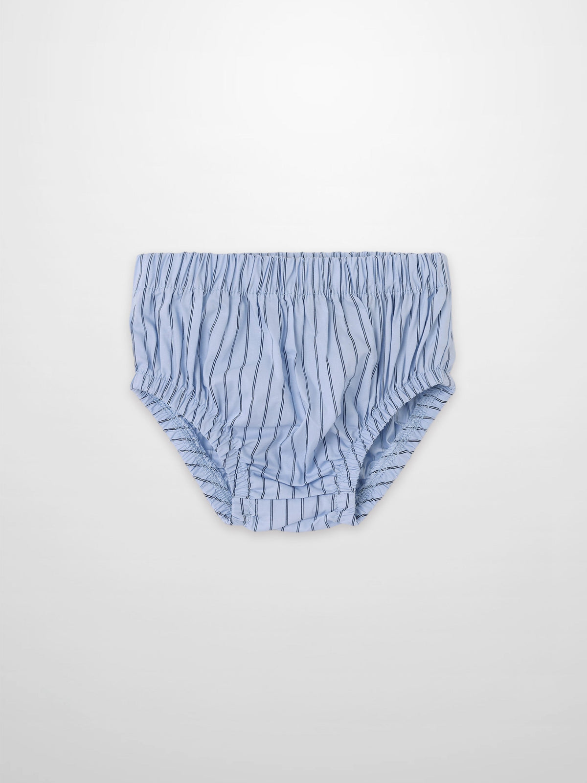 Blue Striped Cotton Bloomers for Baby Boys