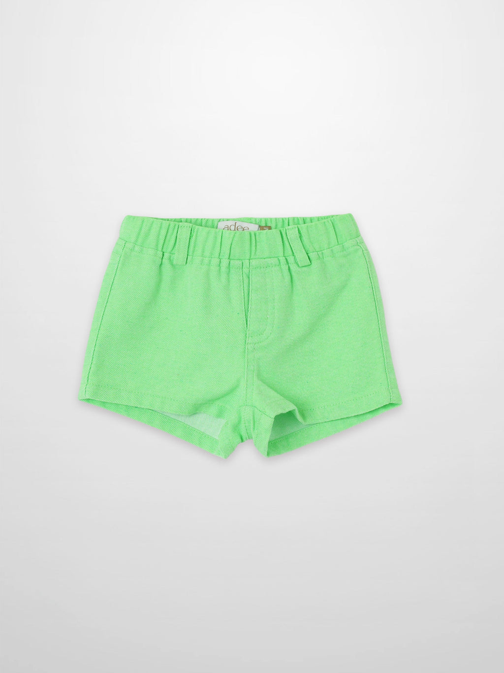 Denim Shorts - Neon Green