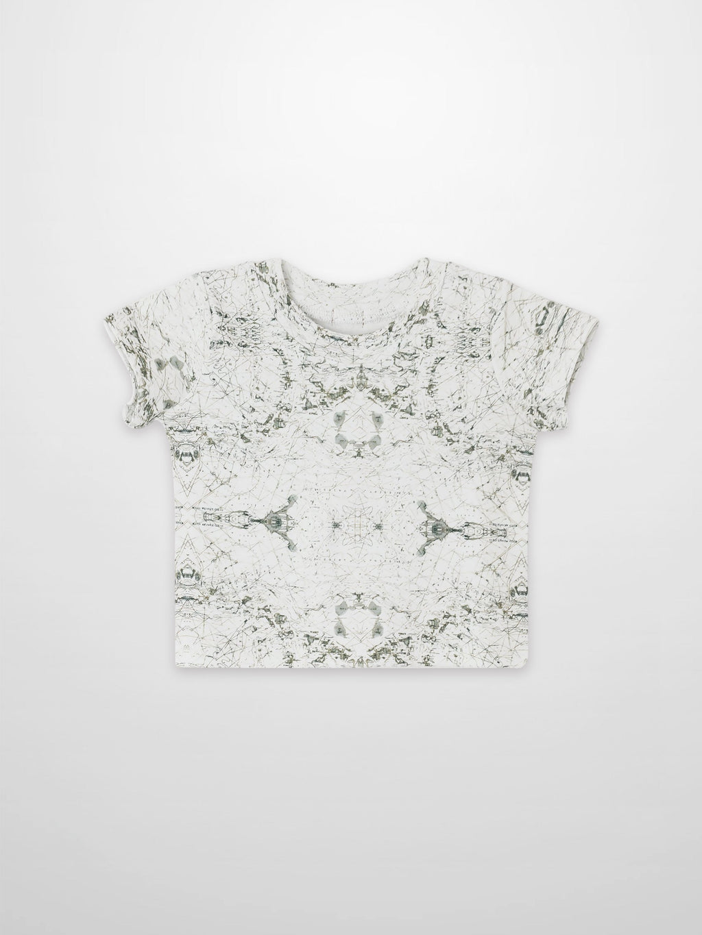 Vintage Map Print T-Shirt for Boys