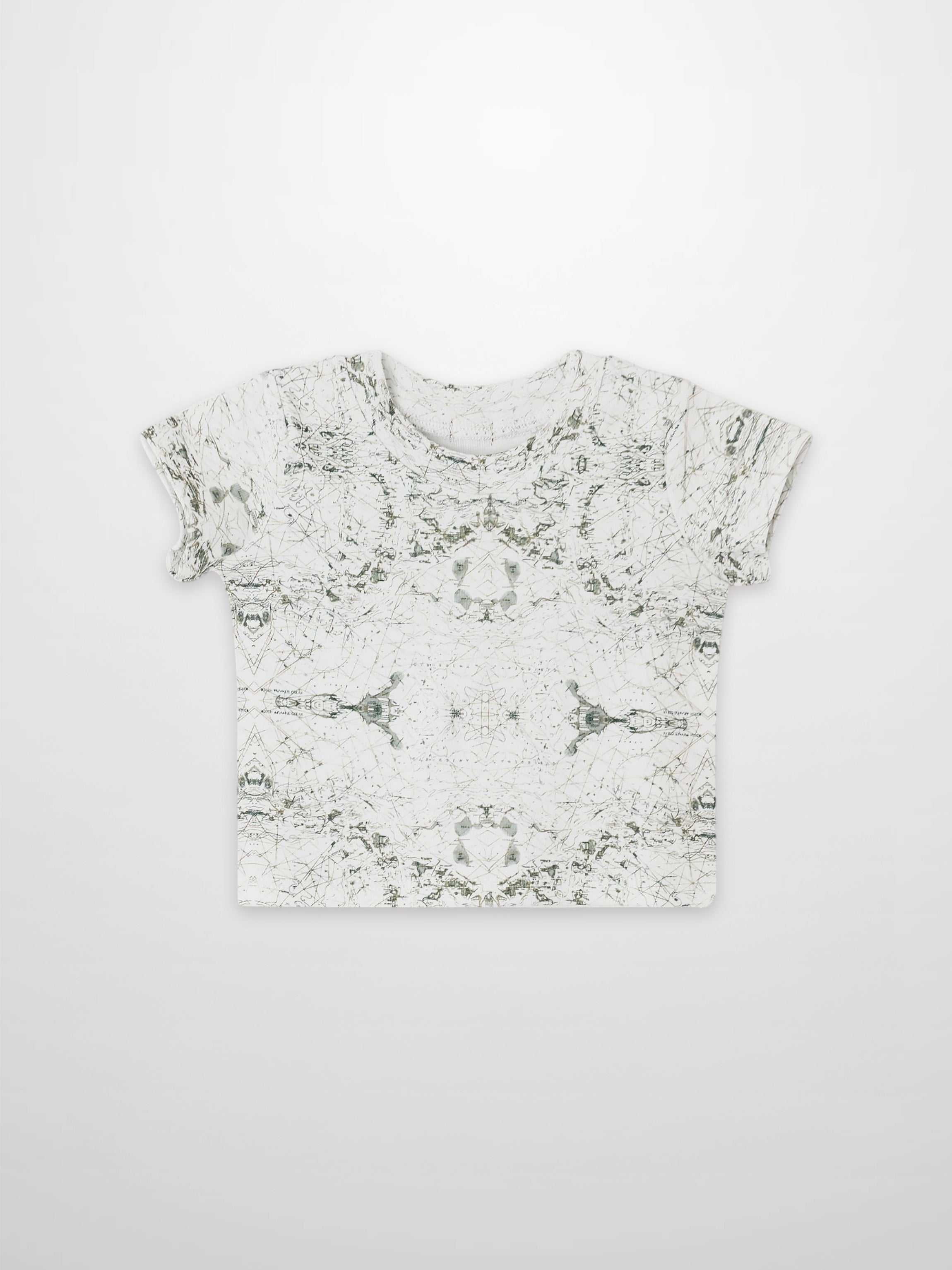 Vintage Map Print T-Shirt for Boys