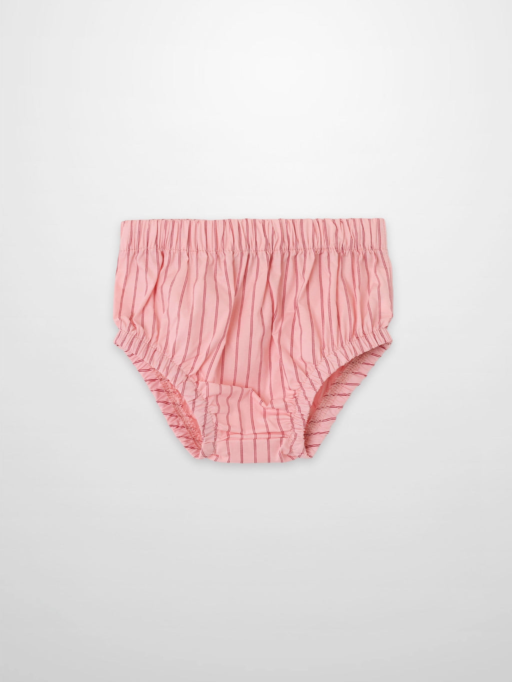 Pink Striped Cotton Bloomers for Baby Girls