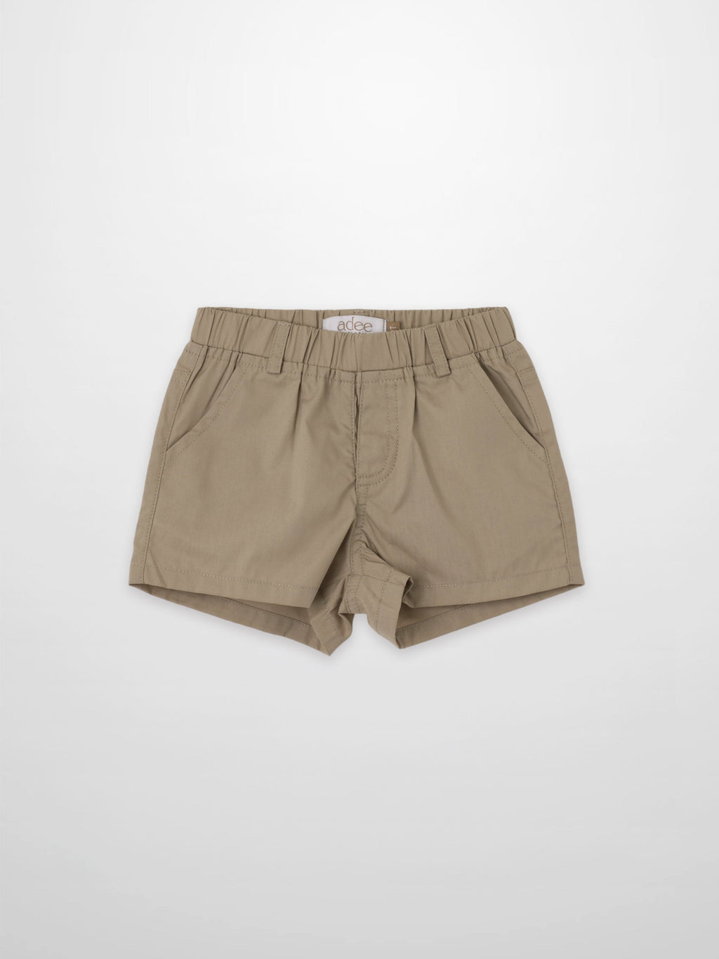 Tan Cotton Dressy Shorts for Boys
