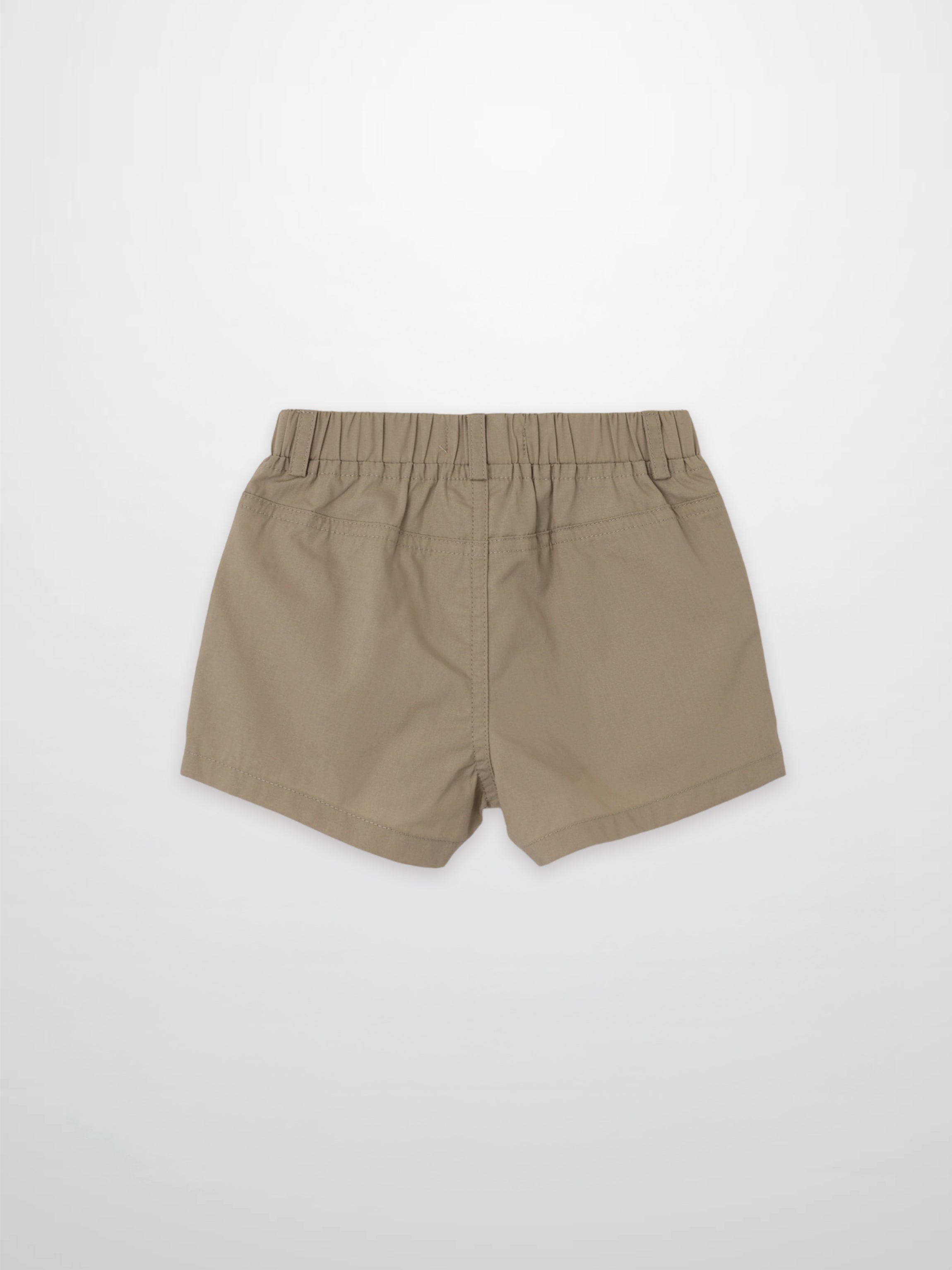 Tan Cotton Dressy Shorts for Boys