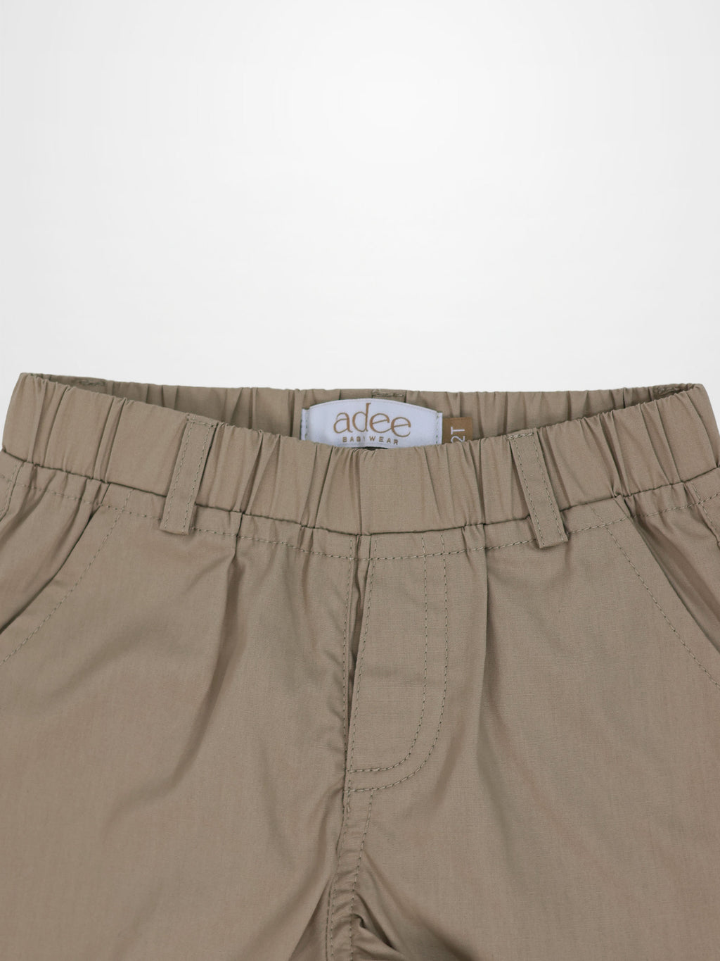 Tan Cotton Dressy Shorts for Boys