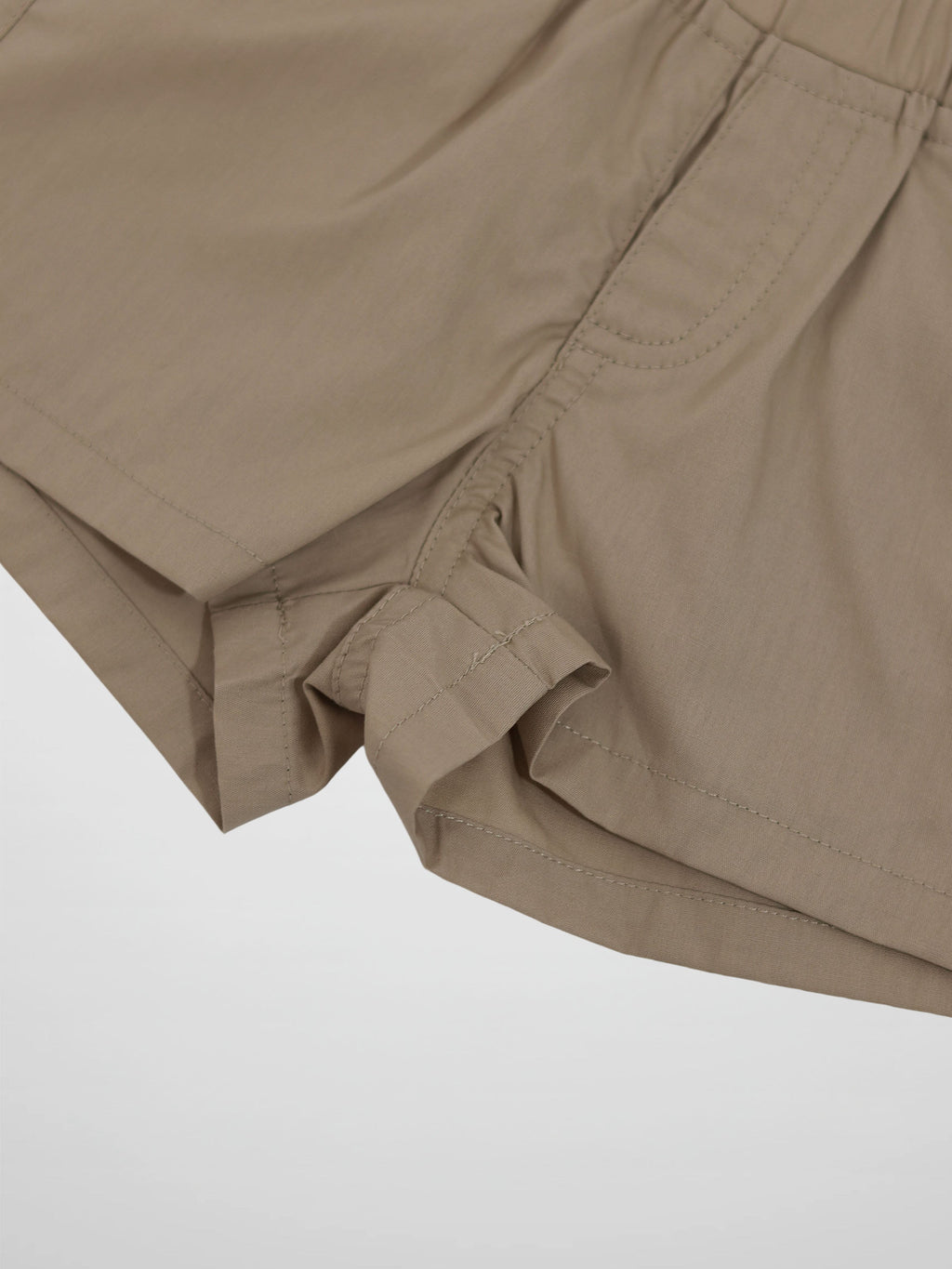Tan Cotton Dressy Shorts for Boys
