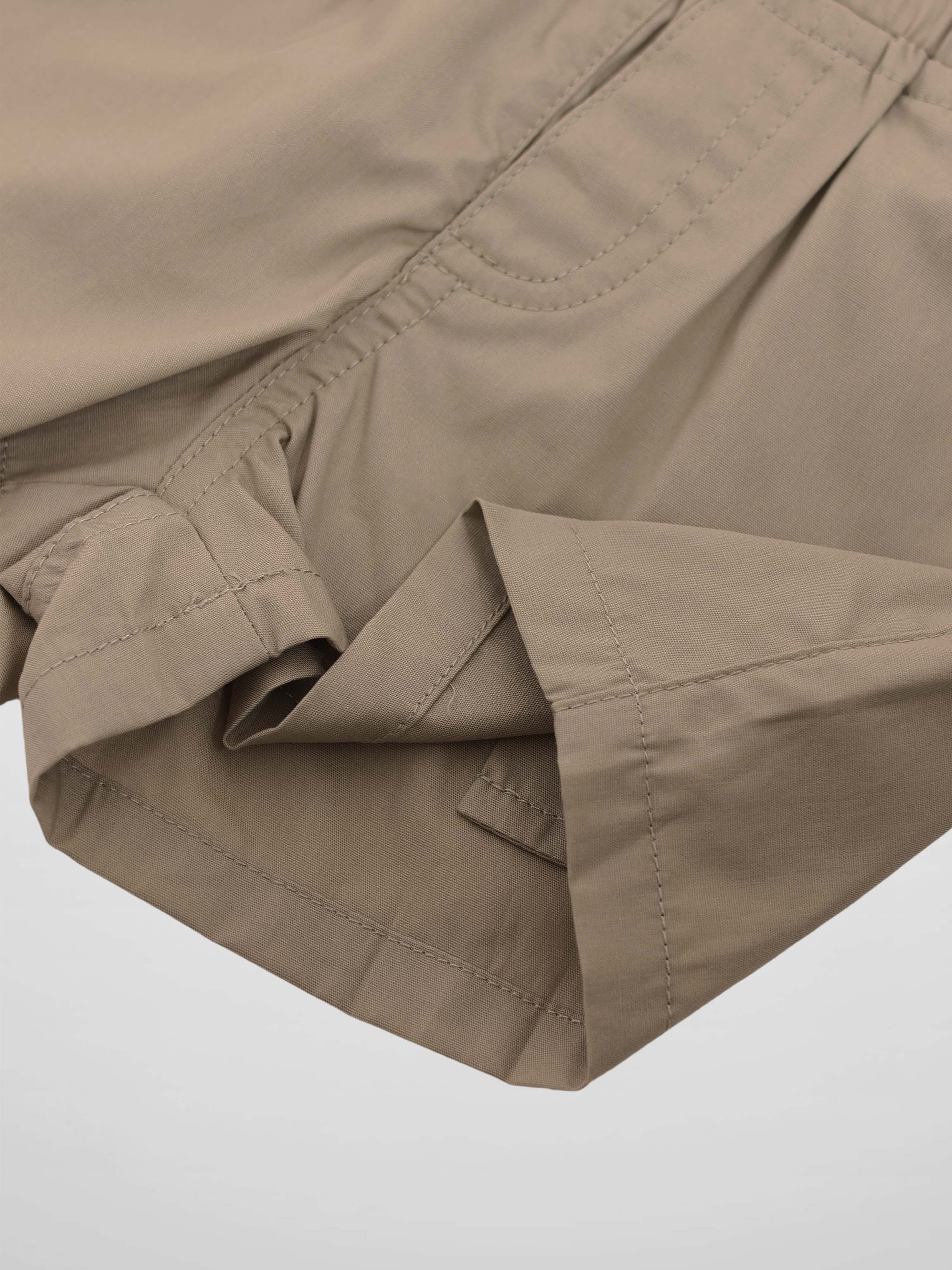 Tan Cotton Dressy Shorts for Boys