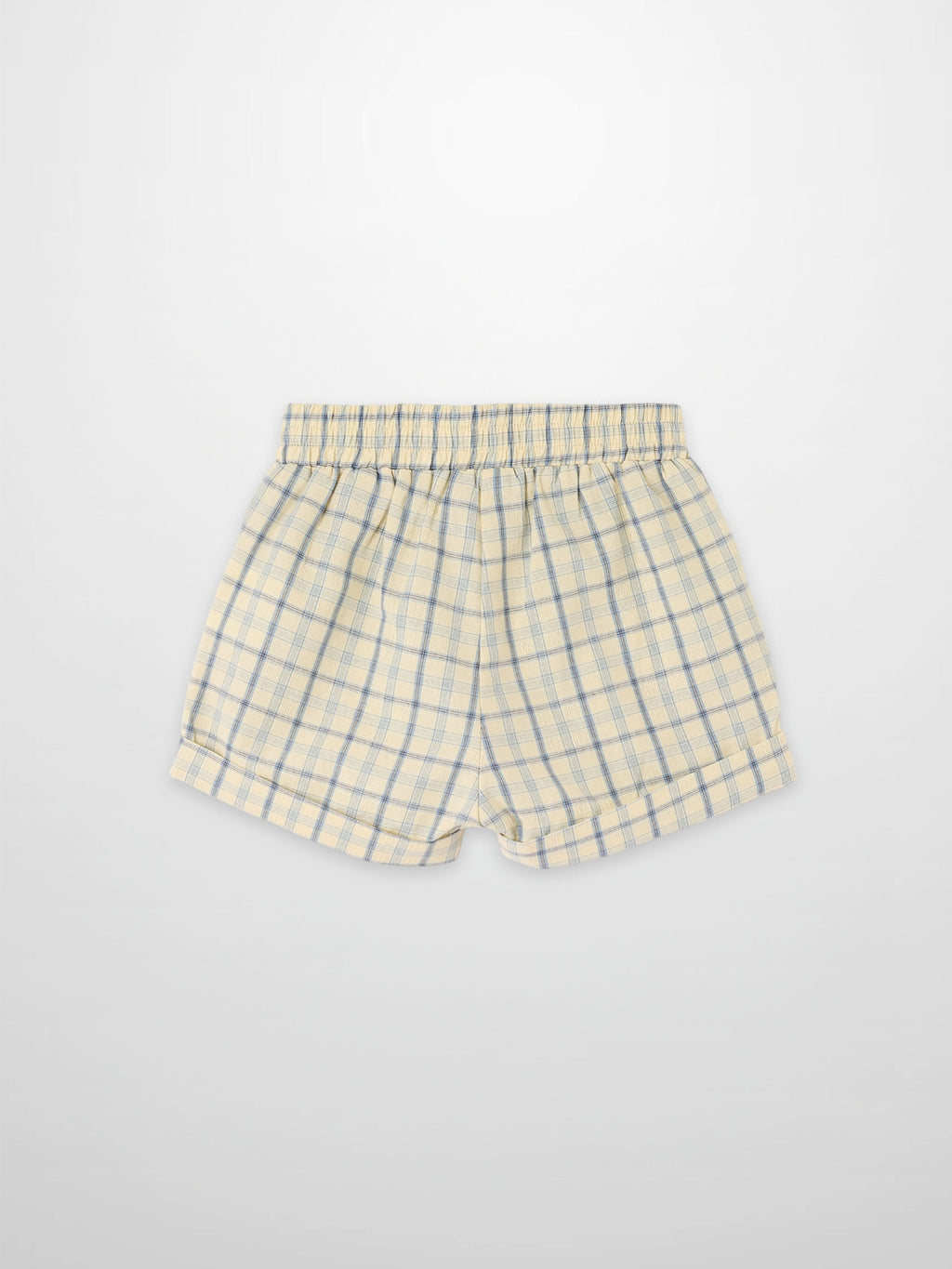 Yellow Plaid Dressy Shorts for Boys