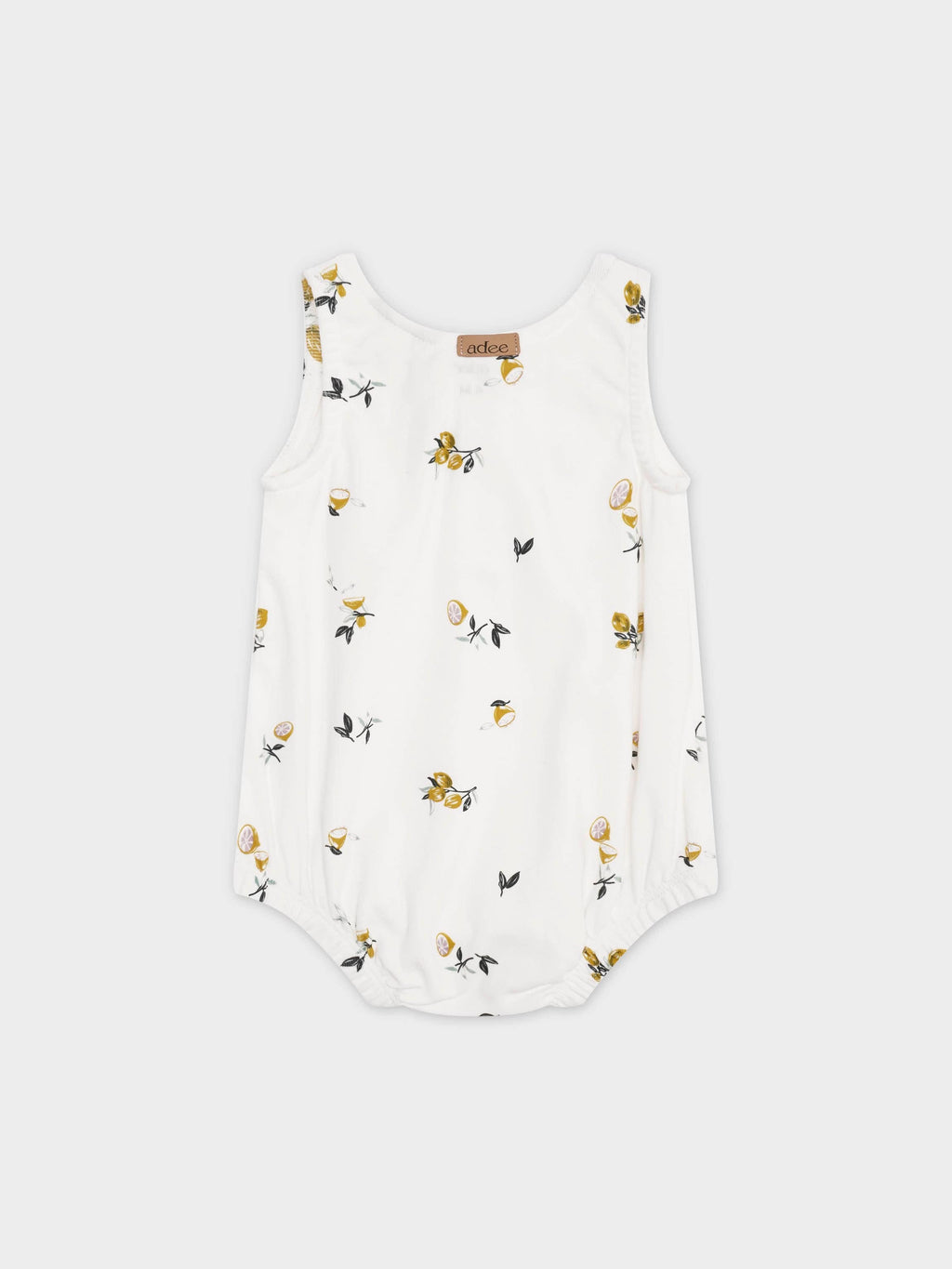 Lemon Print Baby Boy Romper