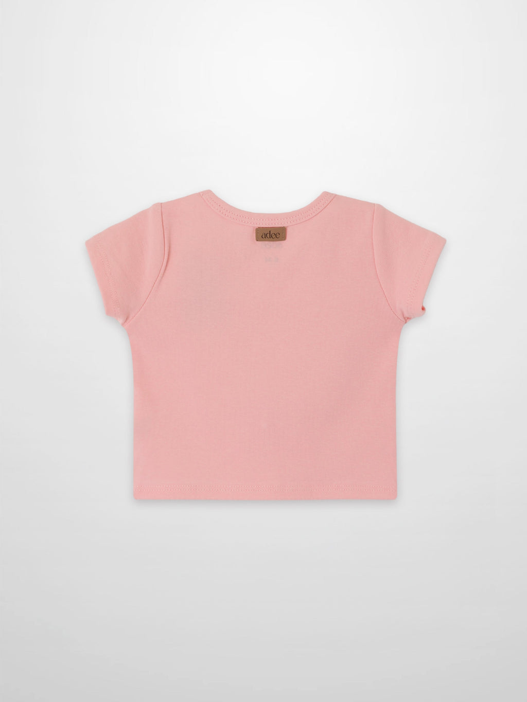 Short Sleeve Emblem T-Shirt - Light Pink