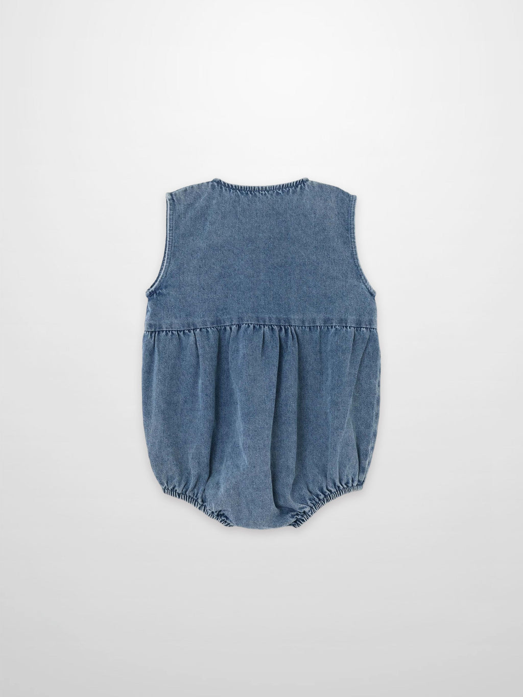 Blue Denim Romper