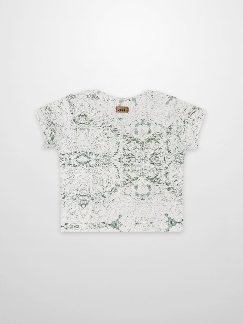 Vintage Map Print T-Shirt for Boys