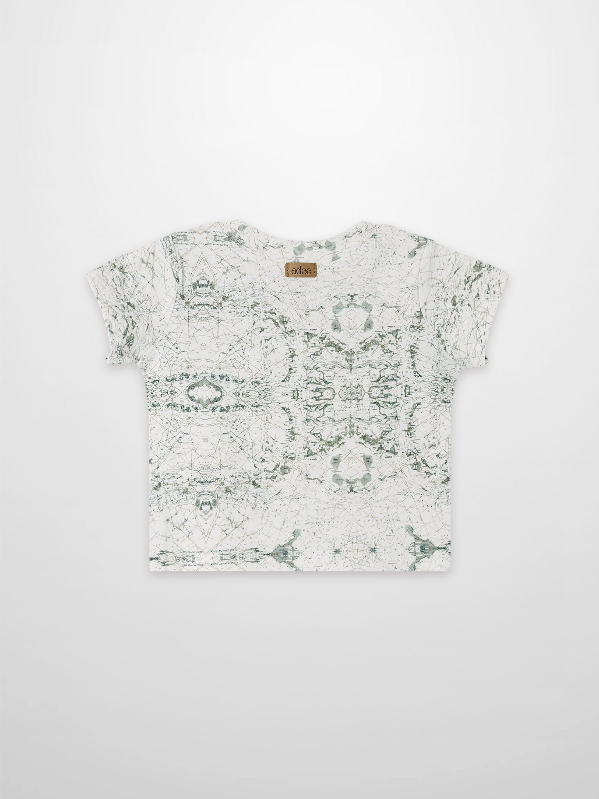 Vintage Map Print T-Shirt for Boys