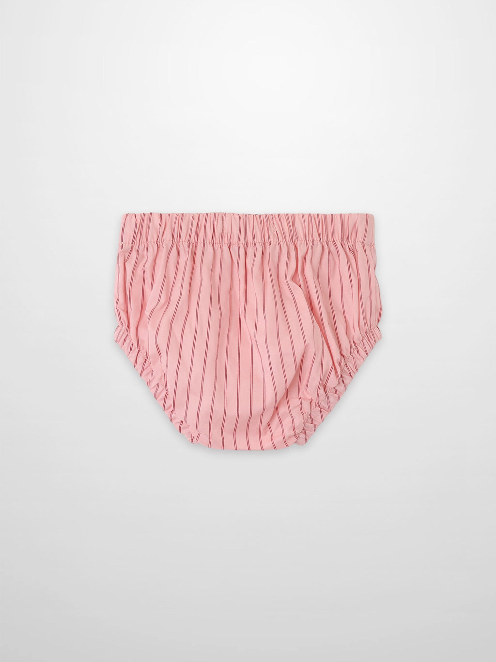 Pink Striped Cotton Bloomers for Baby Girls