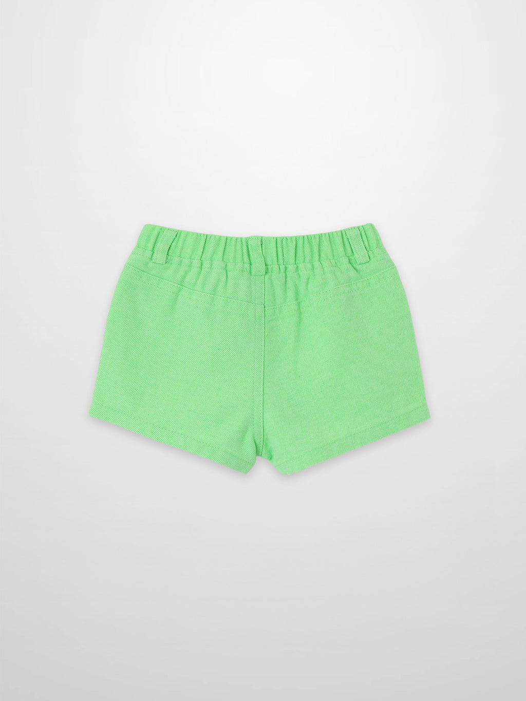 Denim Shorts - Neon Green