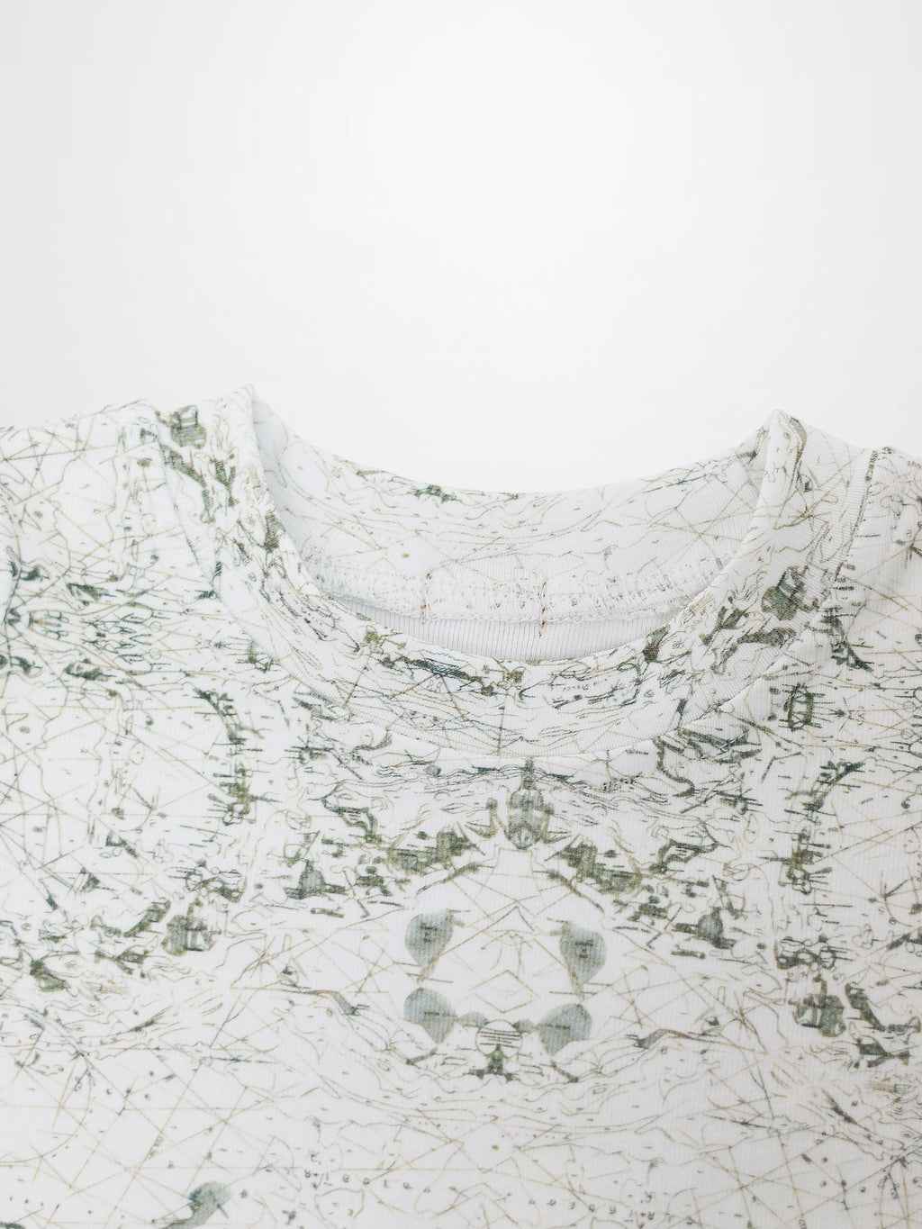Vintage Map Print T-Shirt for Boys
