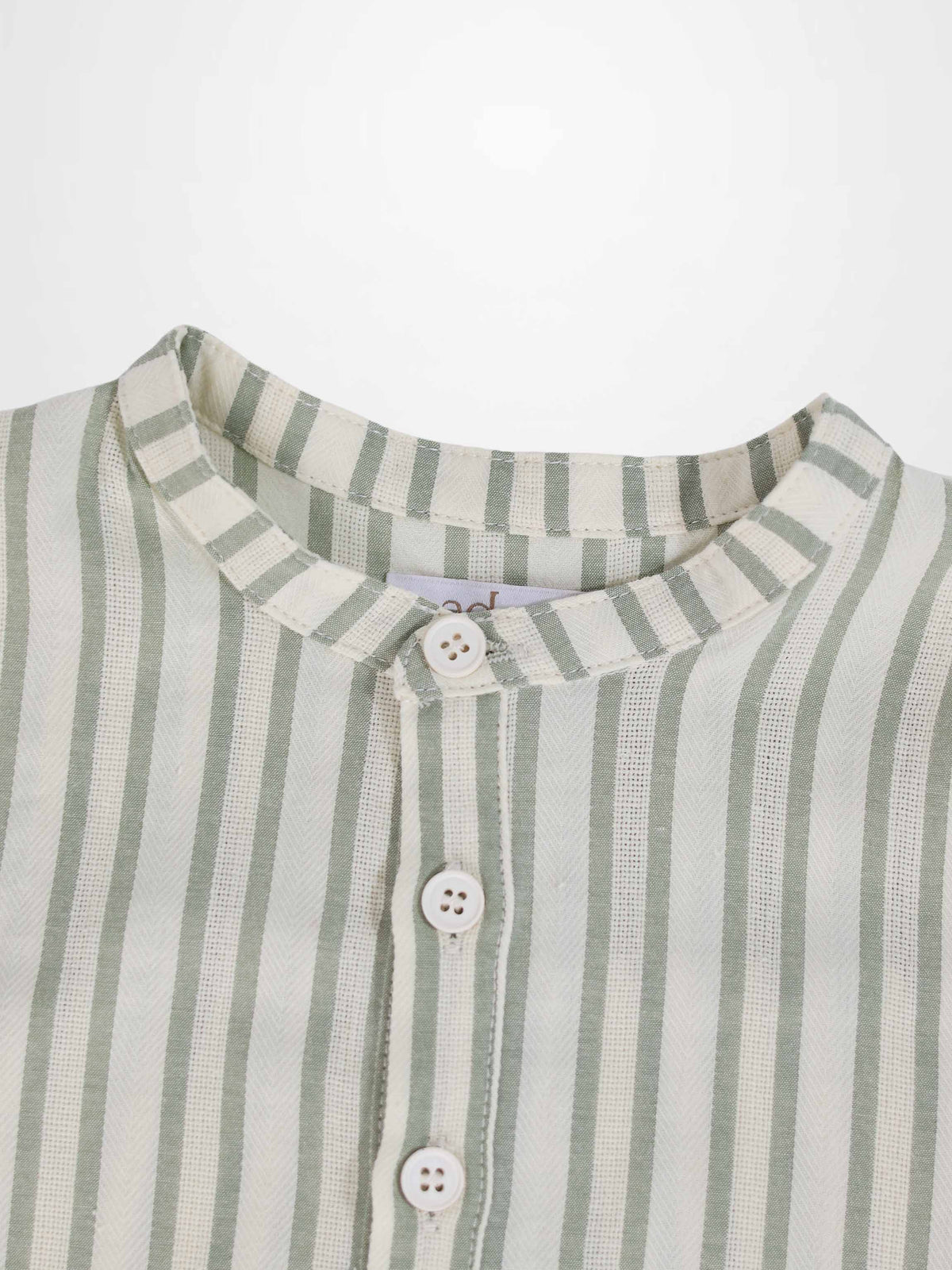 Green Striped Dress Shirt for boys