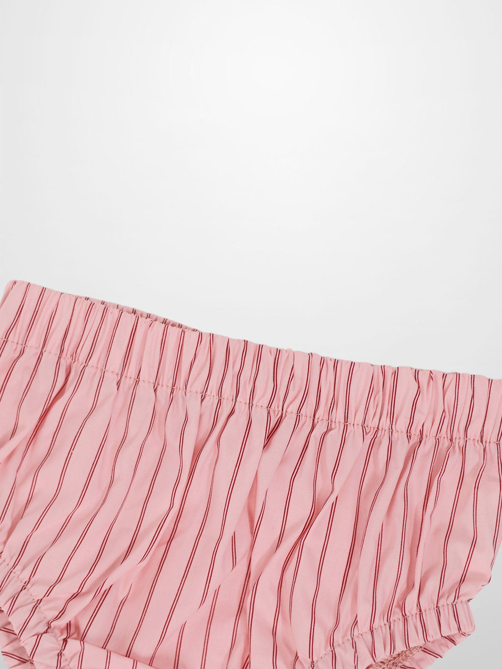 Pink Striped Cotton Bloomers for Baby Girls