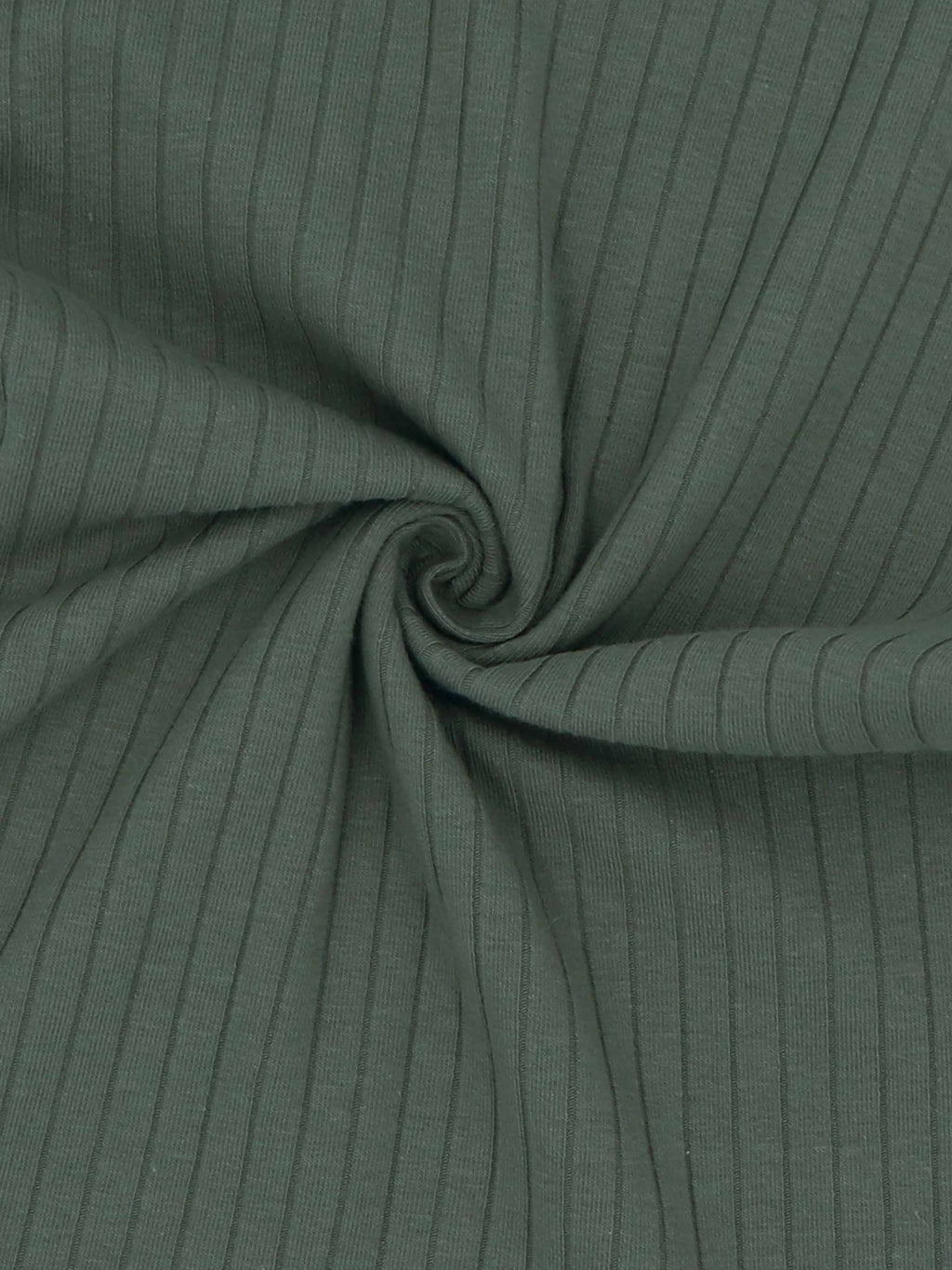 Snap Henley Short Set Wide Ribbed - Green