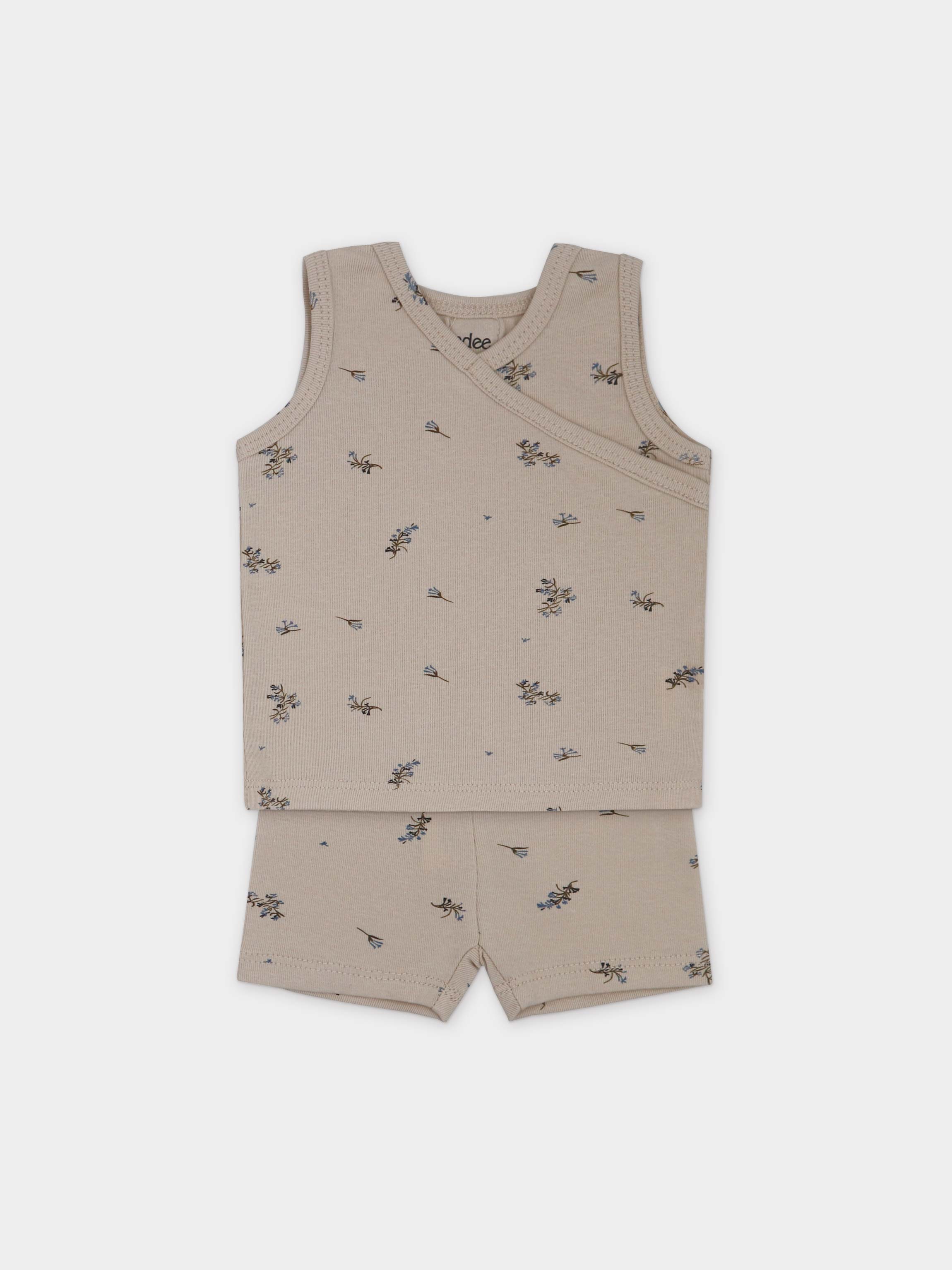 Lilac Crossover Tank Set - Blue