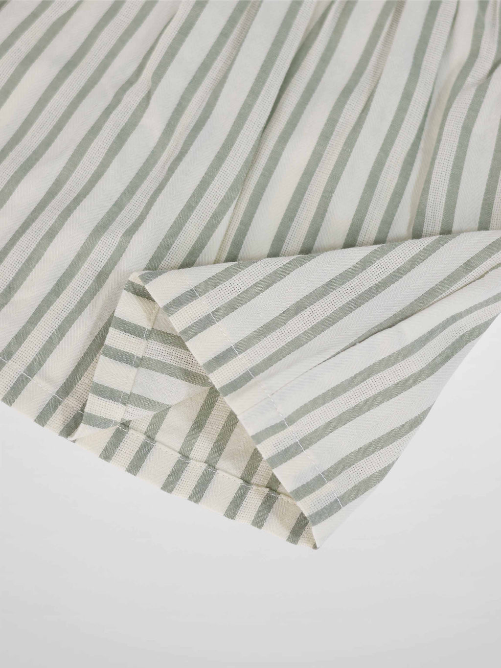 Green Striped Dress Shirt for Boys