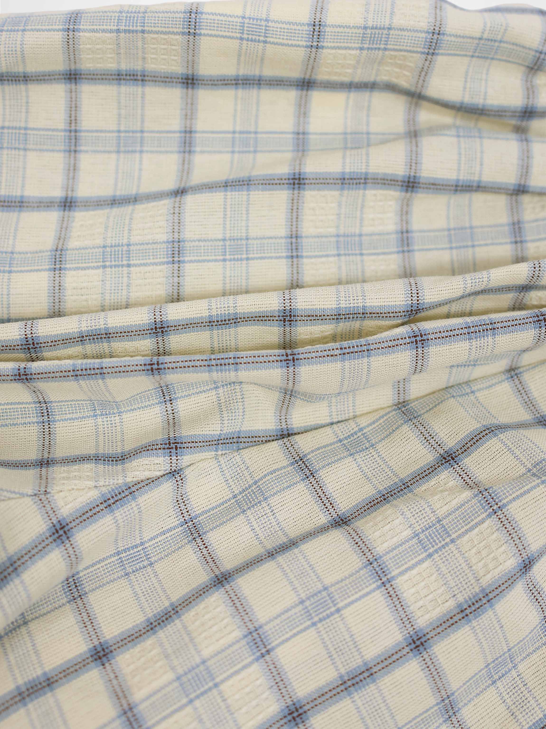 Yellow Plaid Dressy Shorts for Boys