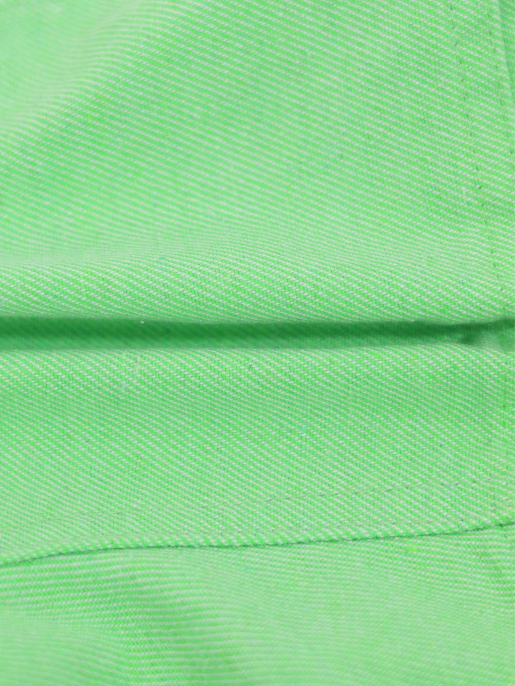 Denim Shorts - Neon Green