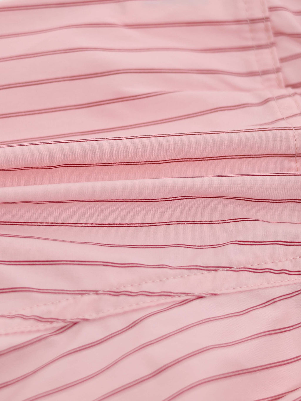 Pink Striped Cotton Skirt for Girls