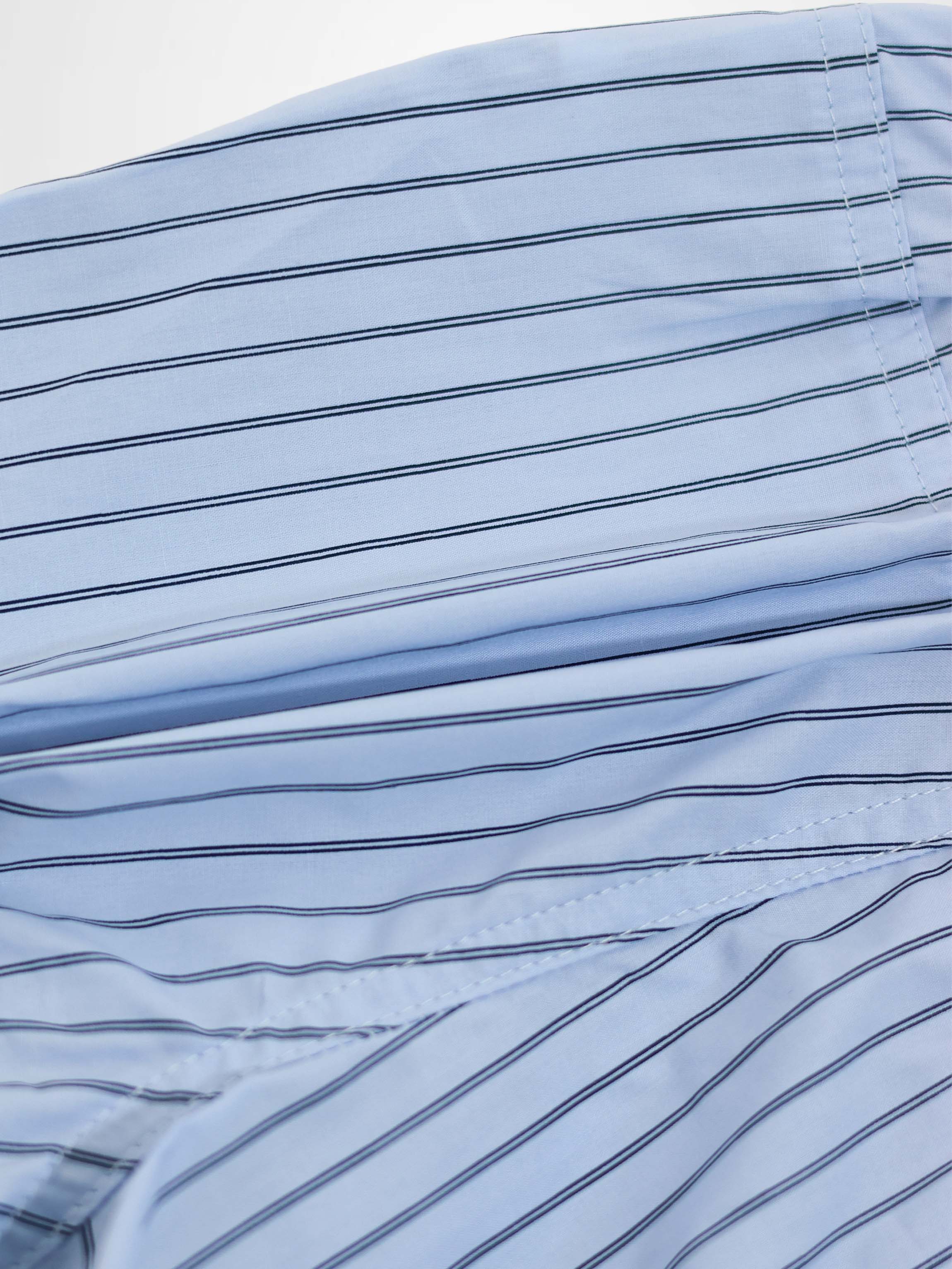 Blue Striped Cotton Bloomers for Baby Boys