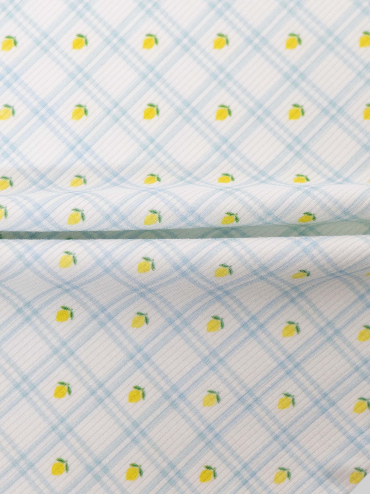 Lemon Plaid Pajama Set for Boys