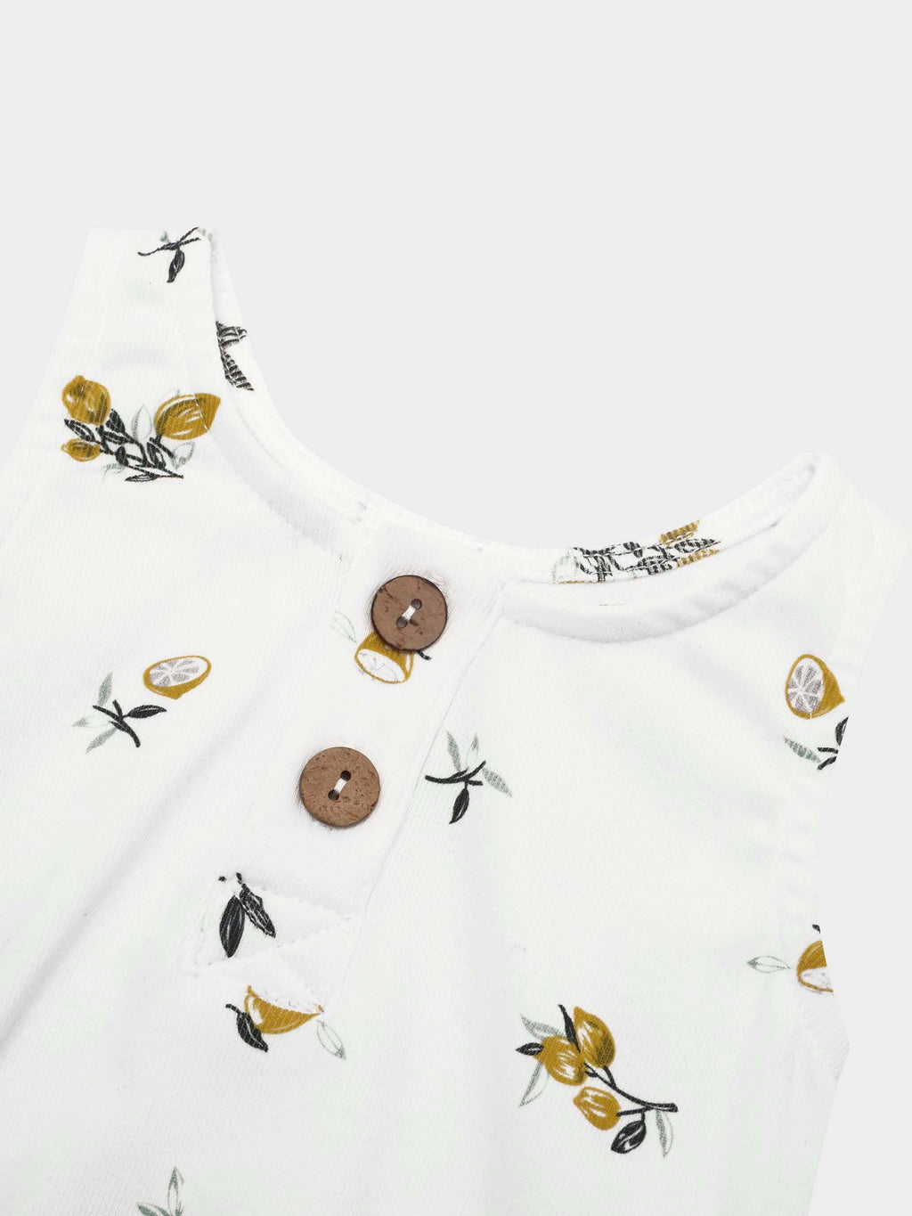 Lemon Print Baby Boy Romper