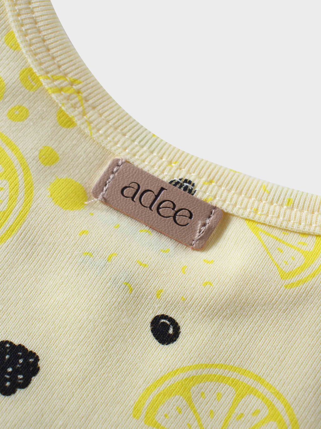Lemon Print T-Shirt and Shorts Set for Baby Boys