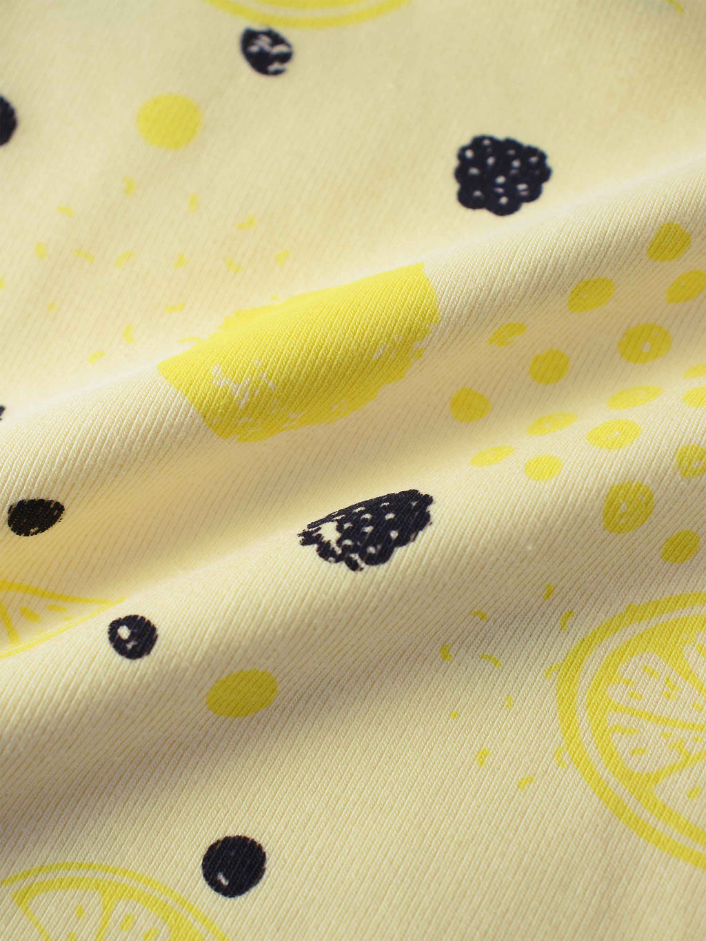 Lemon Print T-Shirt and Shorts Set for Baby Boys