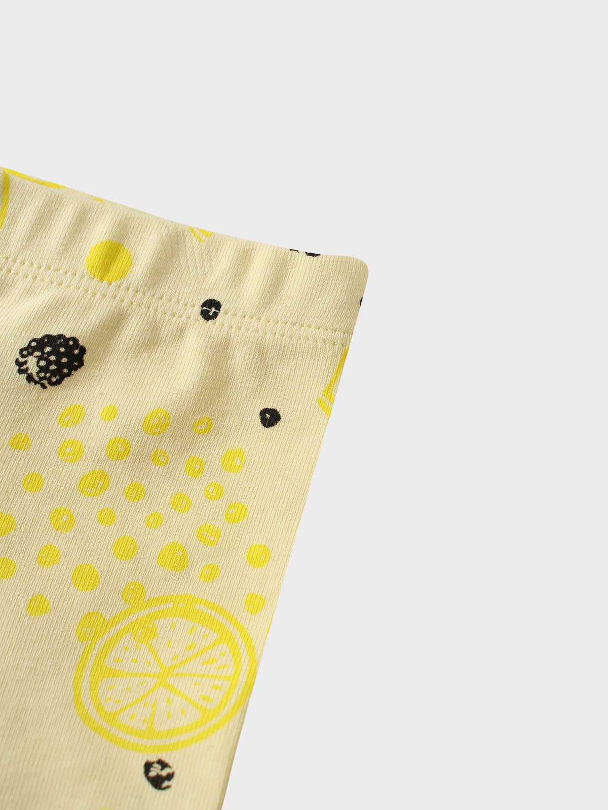 Lemon Print T-Shirt and Shorts Set for Baby Boys