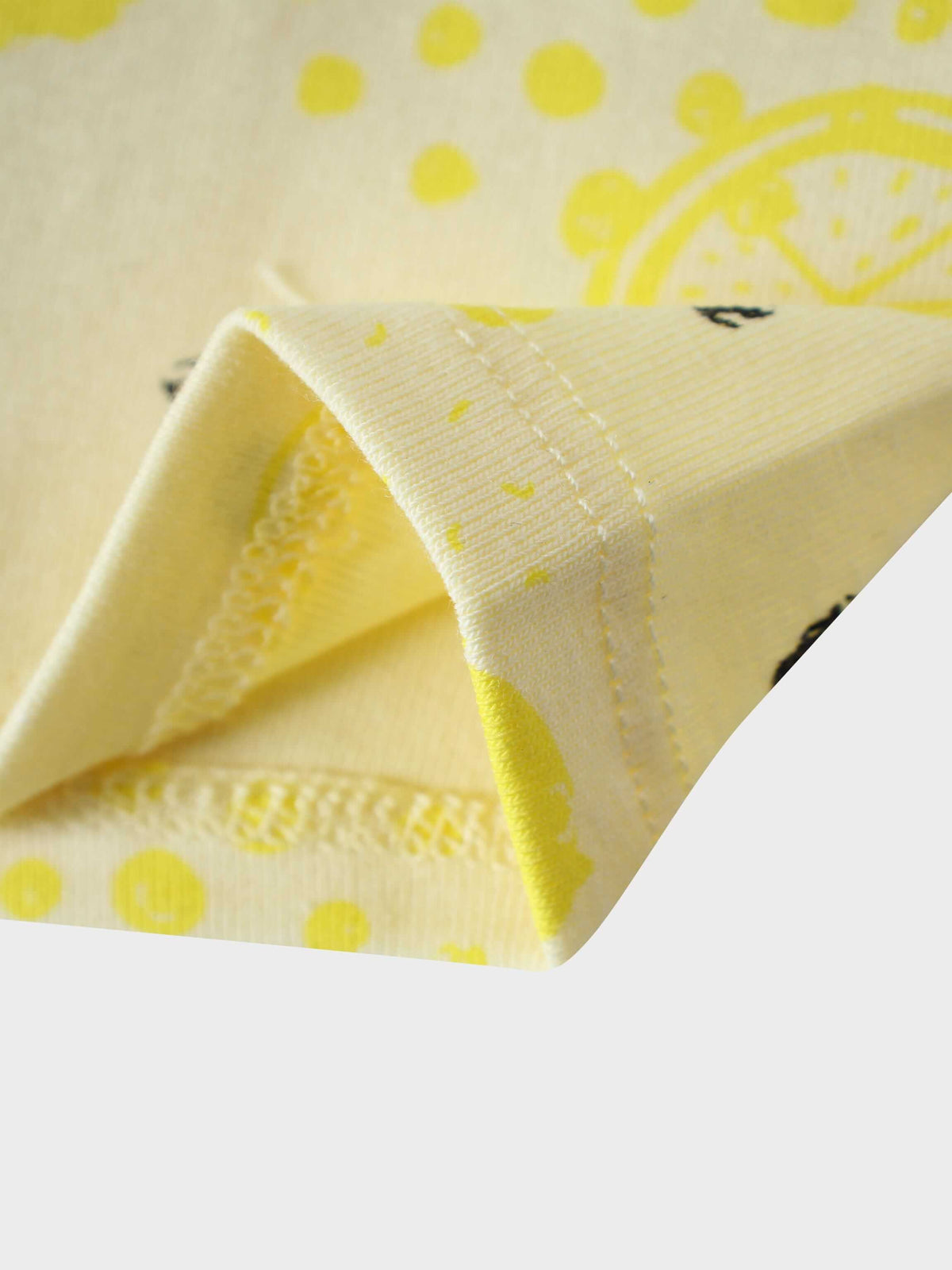 Lemon Print T-Shirt and Shorts Set for Baby Boys