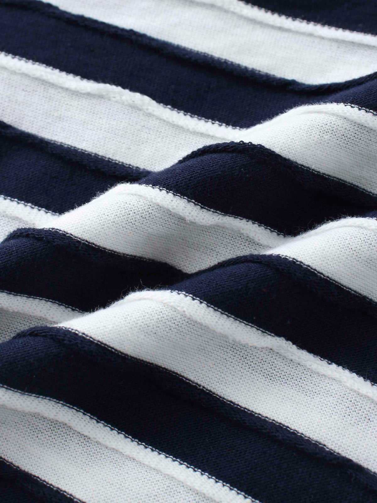 Blue Striped Textured Short Set for Boys