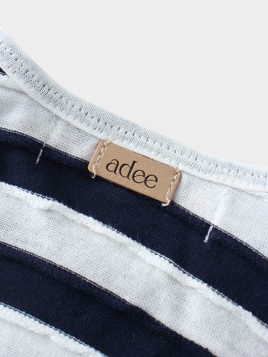 Blue Striped Textured Short Set for Boys