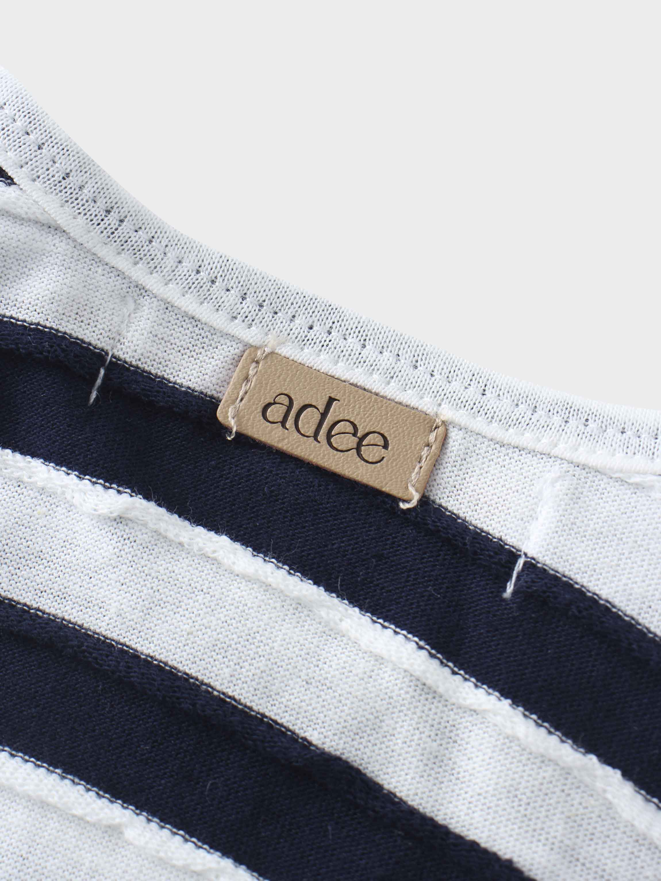 Blue Striped Textured Short Set for Boys