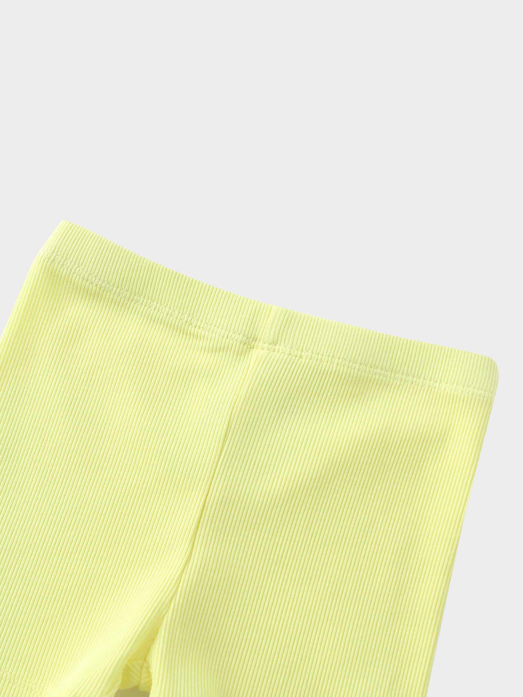 Yellow Ribbed Short Set