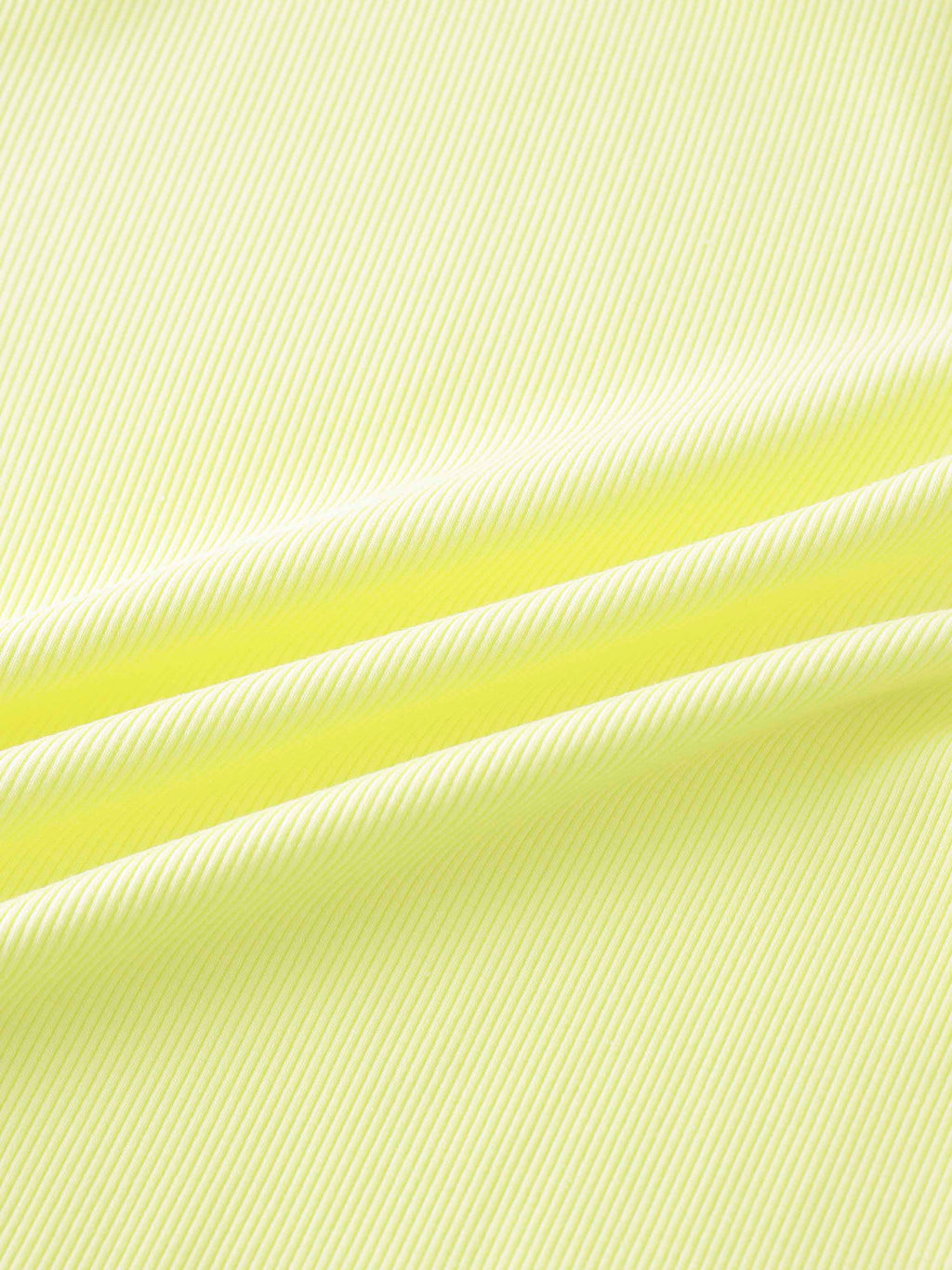 Yellow Ribbed Short Set