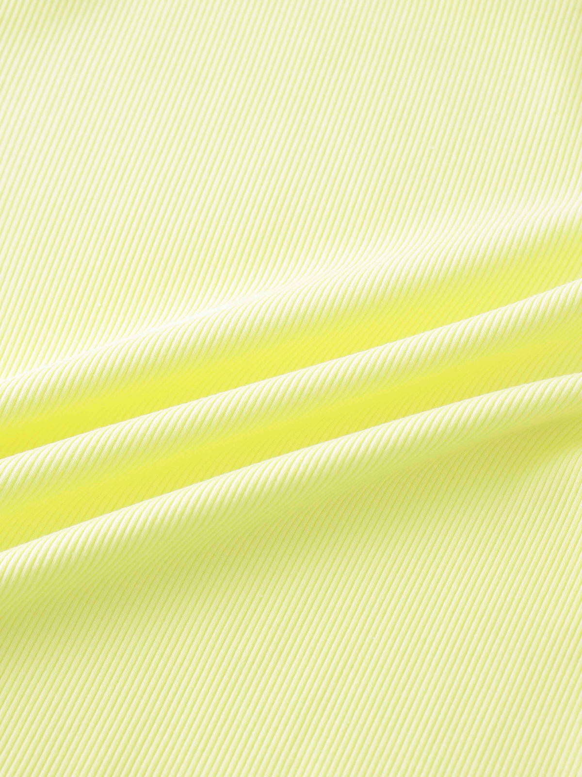 Yellow Ribbed Short Set for Kids