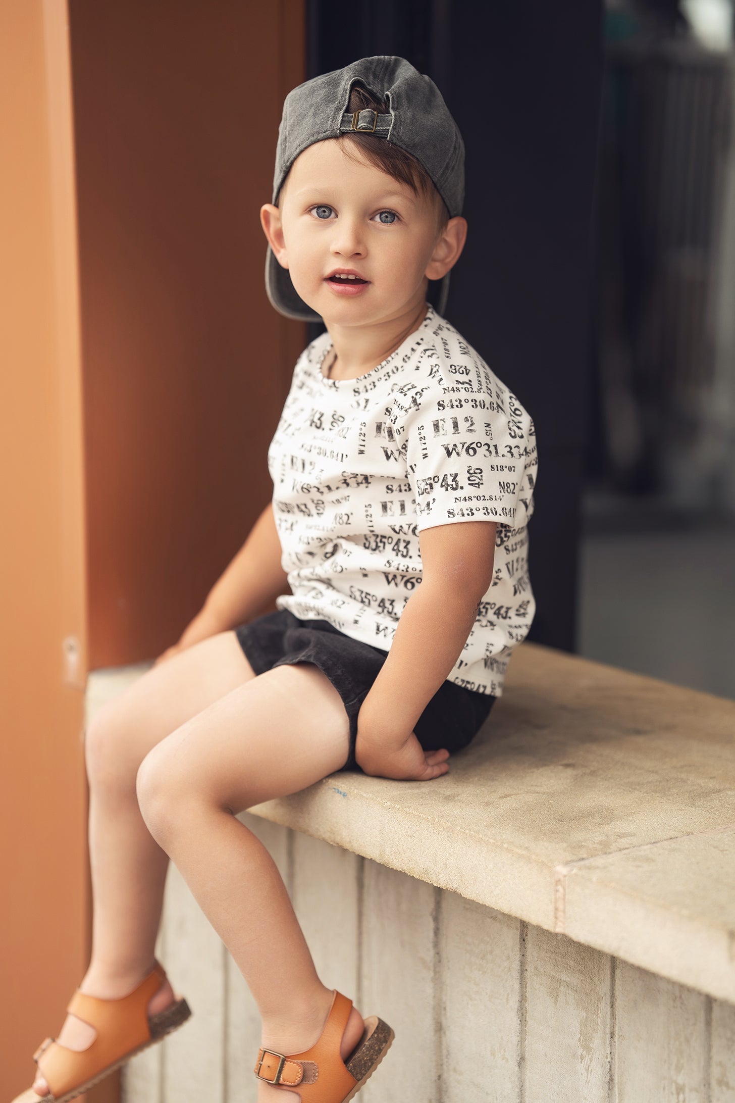 Number Print T-Shirt for Boys