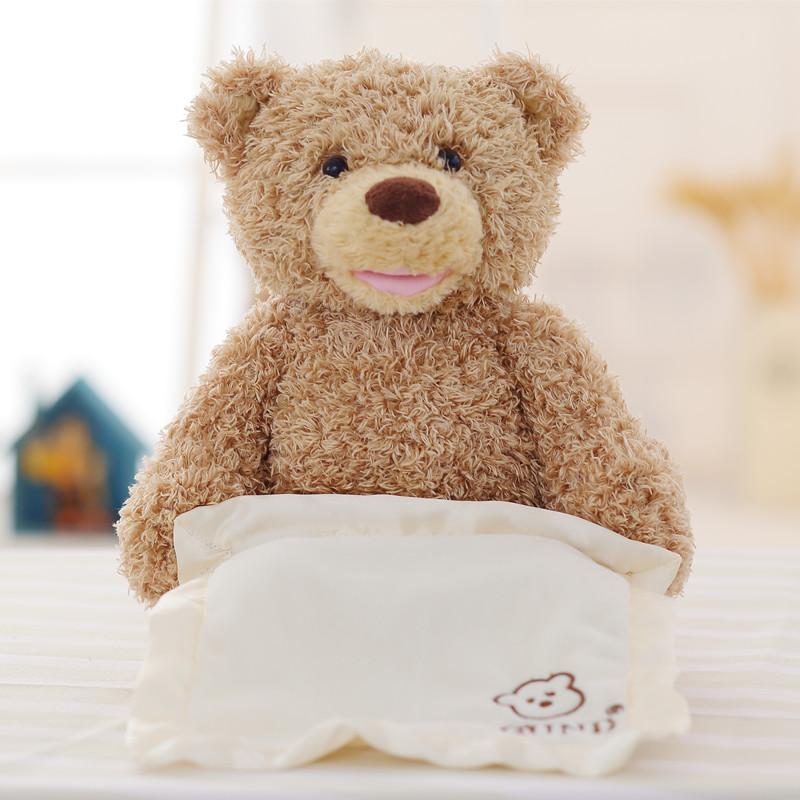 Peek-A-Boo Teddy Bear with Blanket