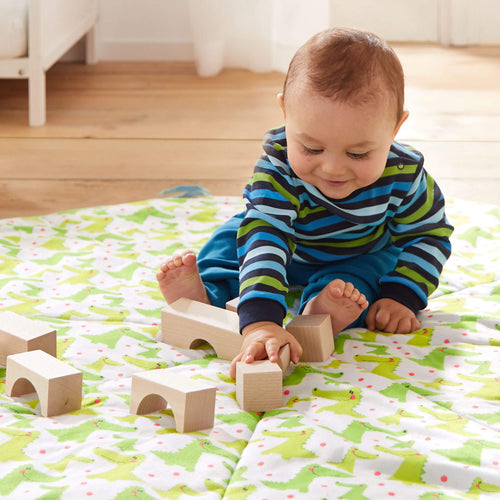 26-Piece Wooden Building Blocks Starter Set