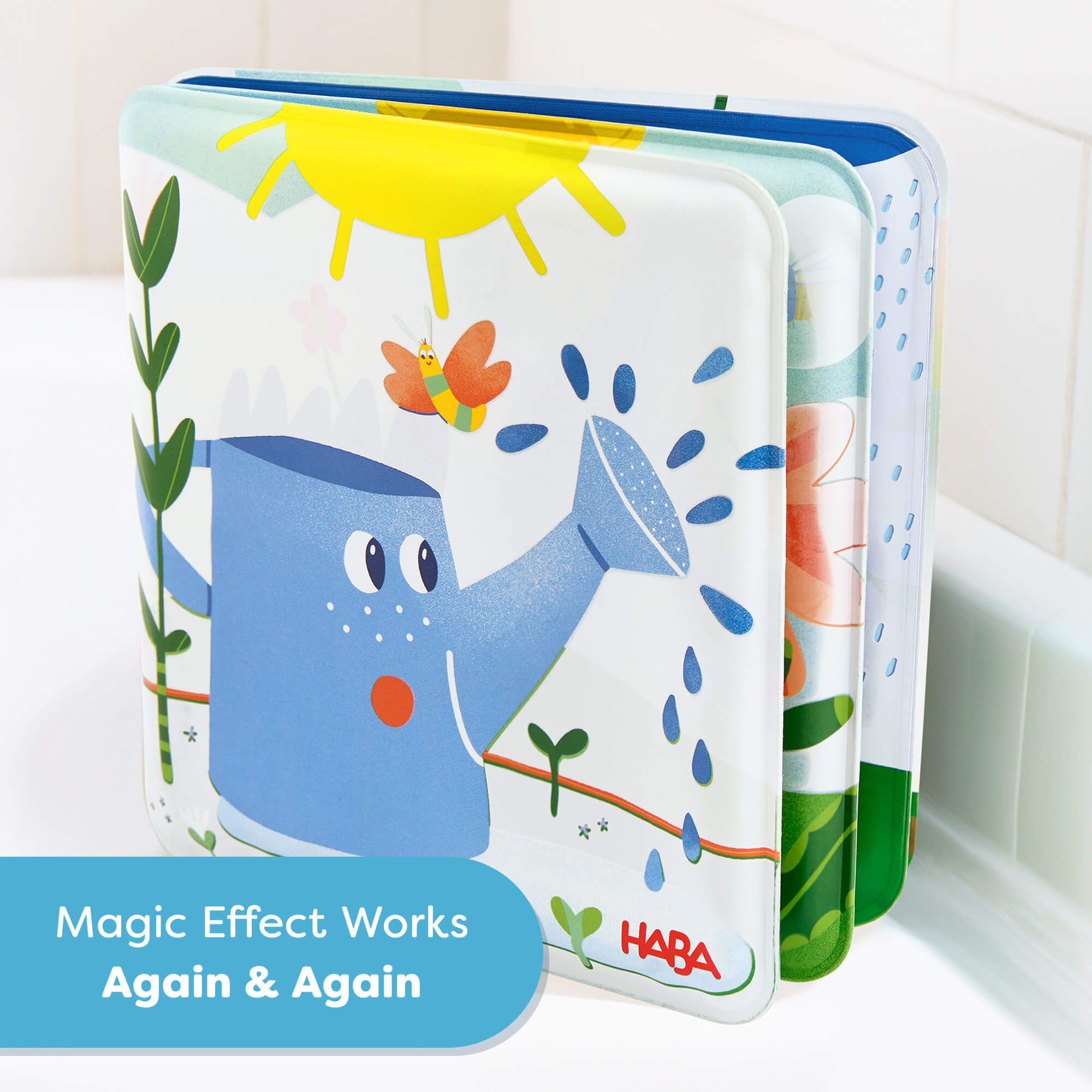 Color-Changing Bath Book - Rainy Day Theme