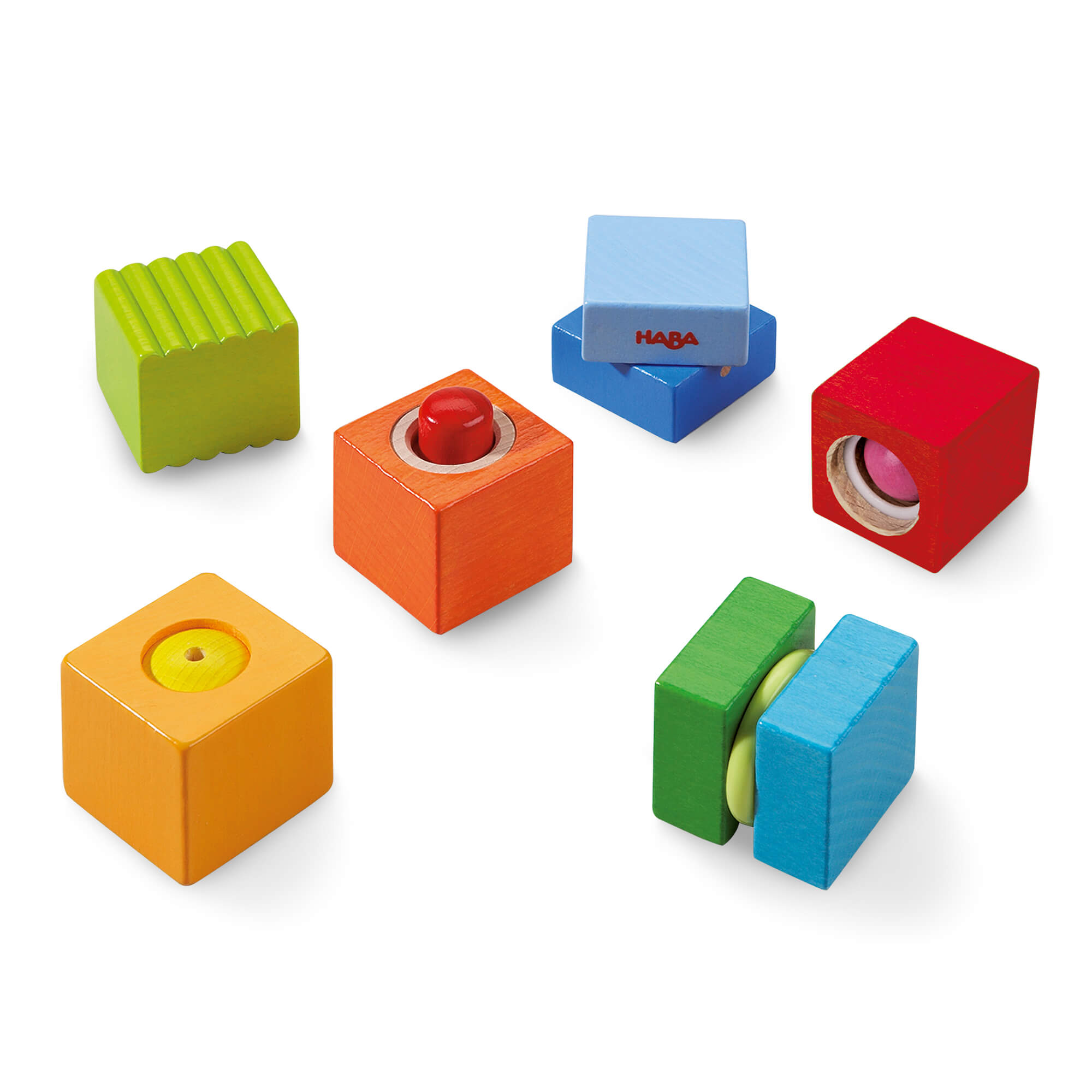 Sound Discovery Wooden Blocks Set - 6 Pieces