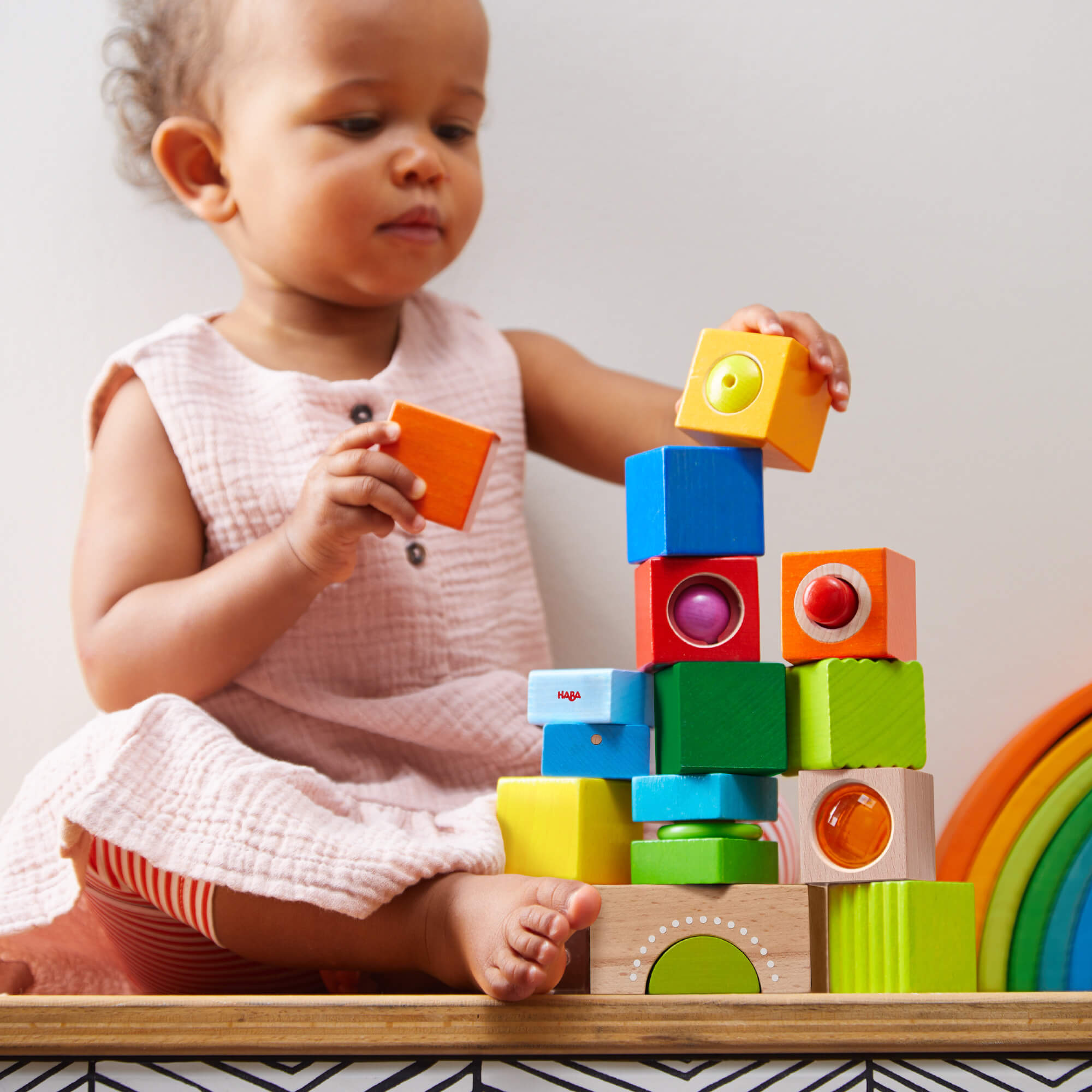 Sound Discovery Wooden Blocks Set - 6 Pieces