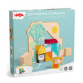 Cottage Puzzle Blocks Building Game for Kids Age 3+