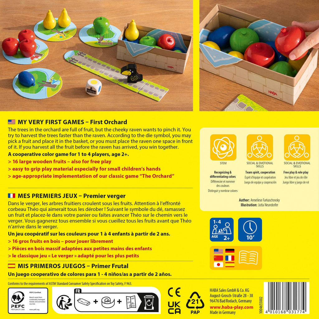 First Orchard Cooperative Board Game for Toddlers